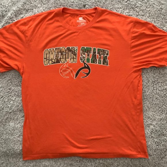 OSU Beavers Camo Hunting Style T-shirt. XXL. Colosseum Athletics. - Picture 2 of 8
